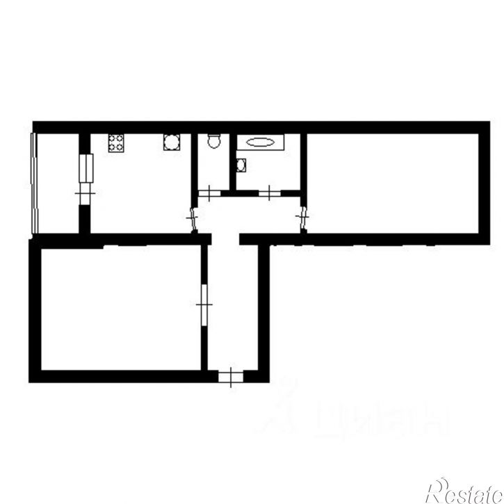 2-комн квартира ул Коммунаров, 36,  д. 36