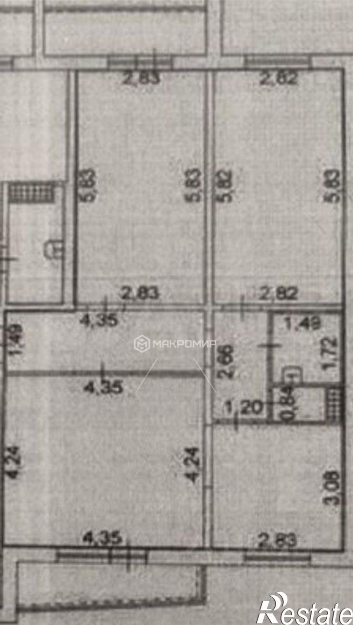 3-комн квартира ул Александра Шмакова, 31,  д. 31