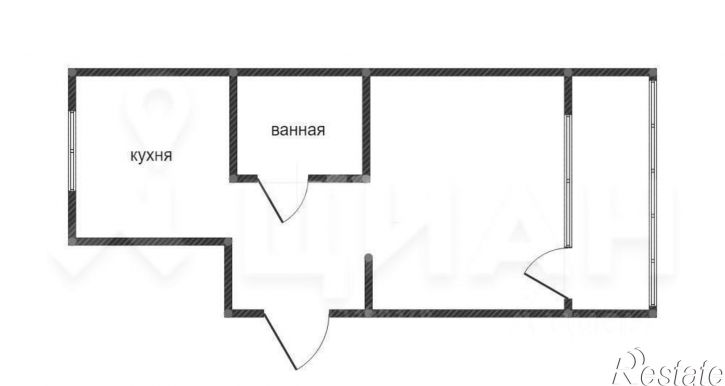 1-комн квартира Новороссийская улица, 130Б,  д. 130Б