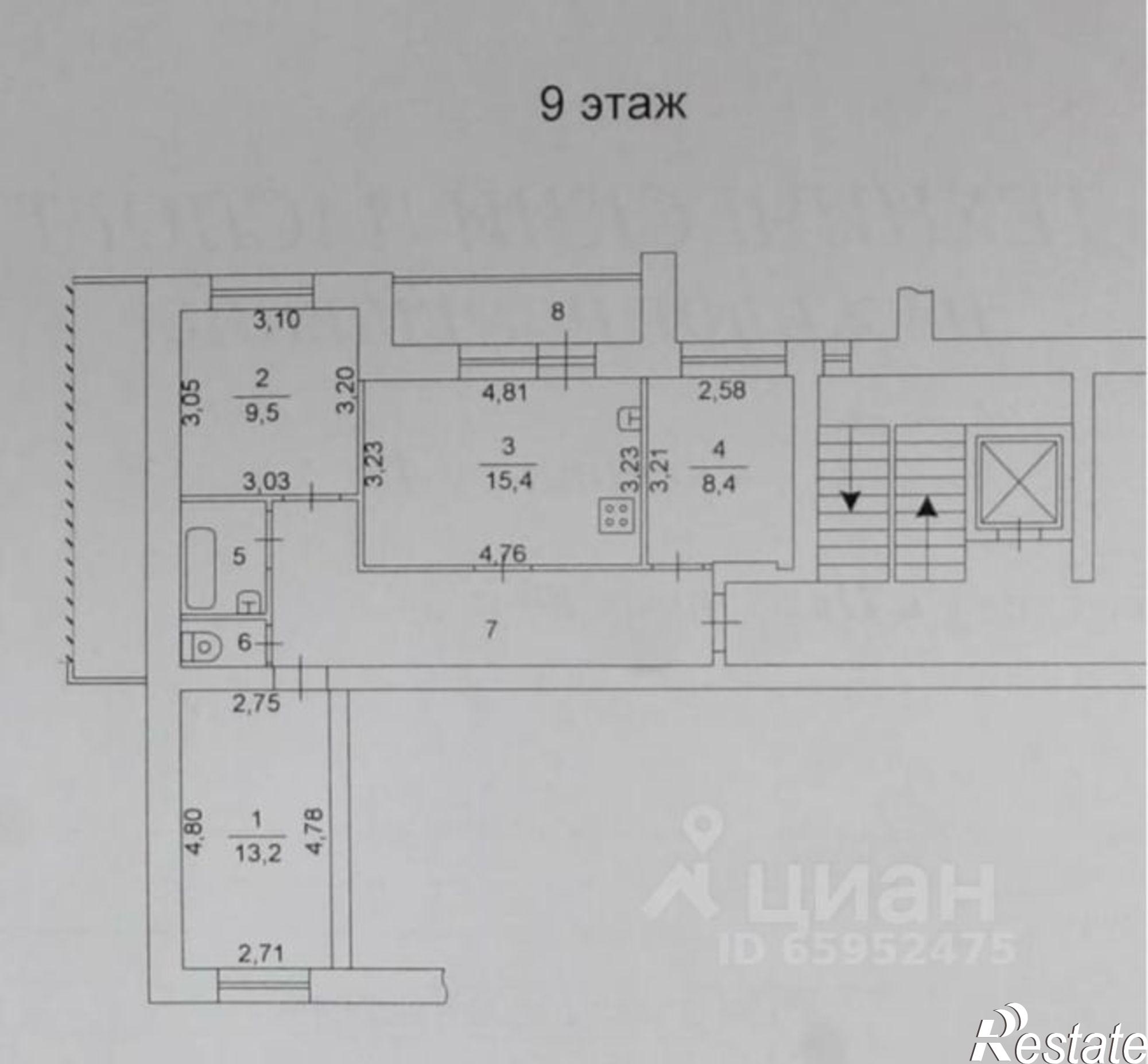 Купить квартиру за 2 700 000 рублей на ул Цвиллинга, 88А