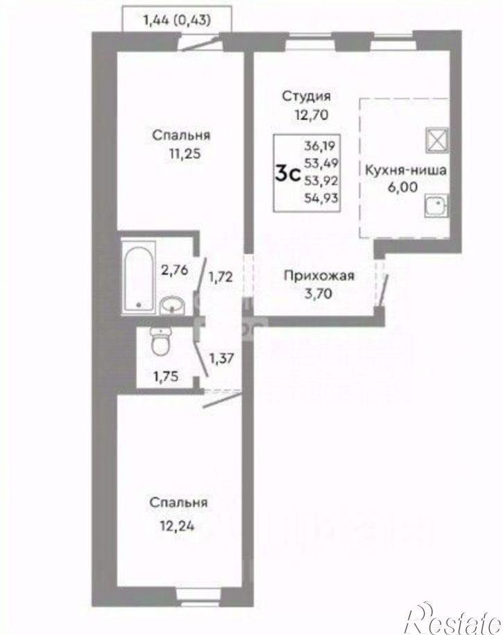 3-комн квартира Нефтебазовая улица, 10,  д. 10