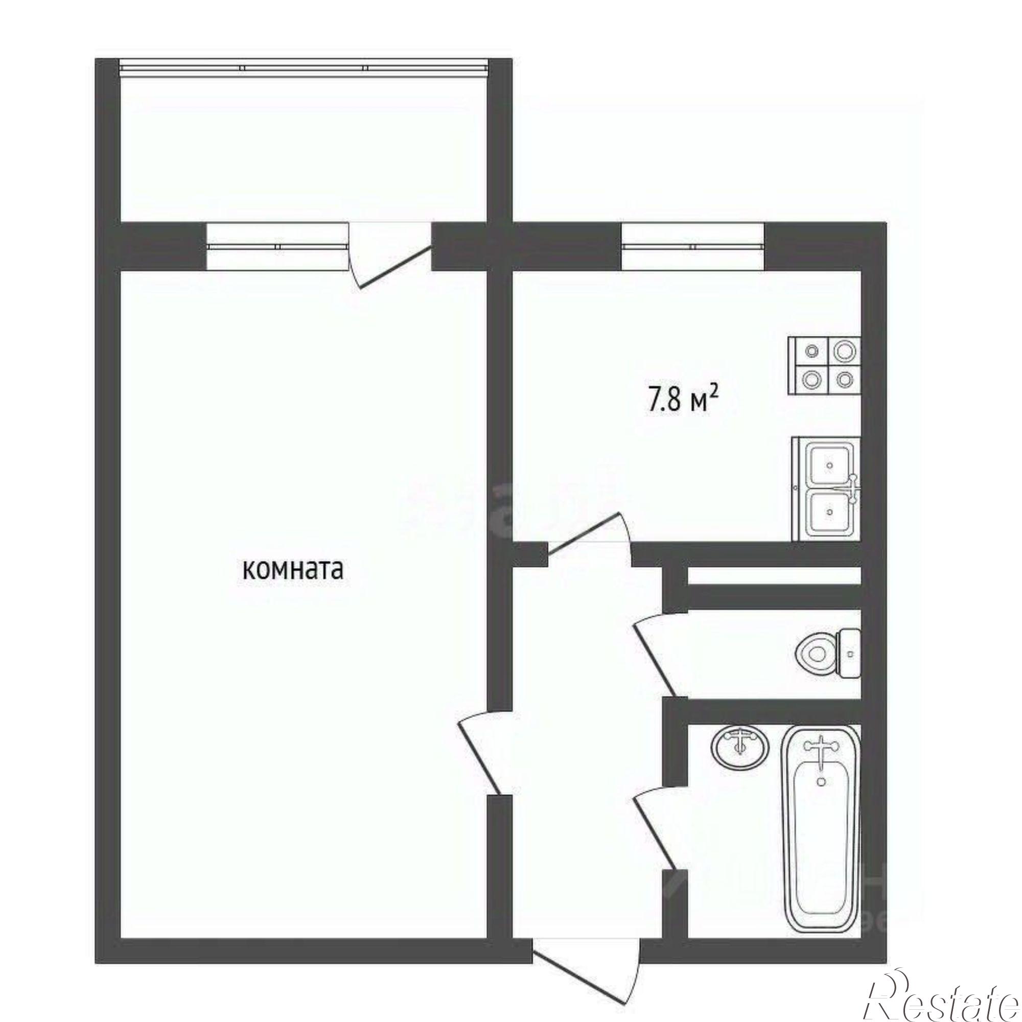 Купить квартиру за 3 050 000 рублей на Каслинская улица, 21А