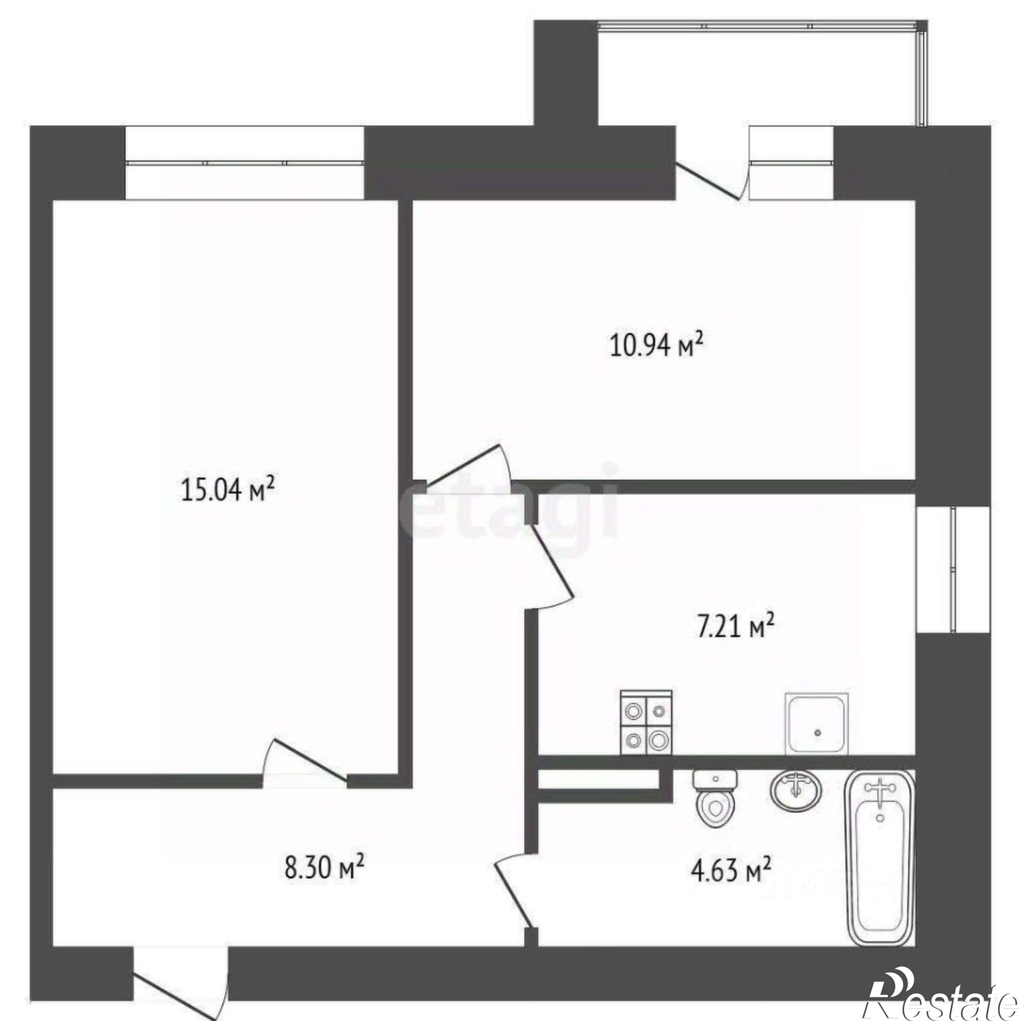 Купить квартиру за 4 800 000 рублей на улица Профессора Благих, 65