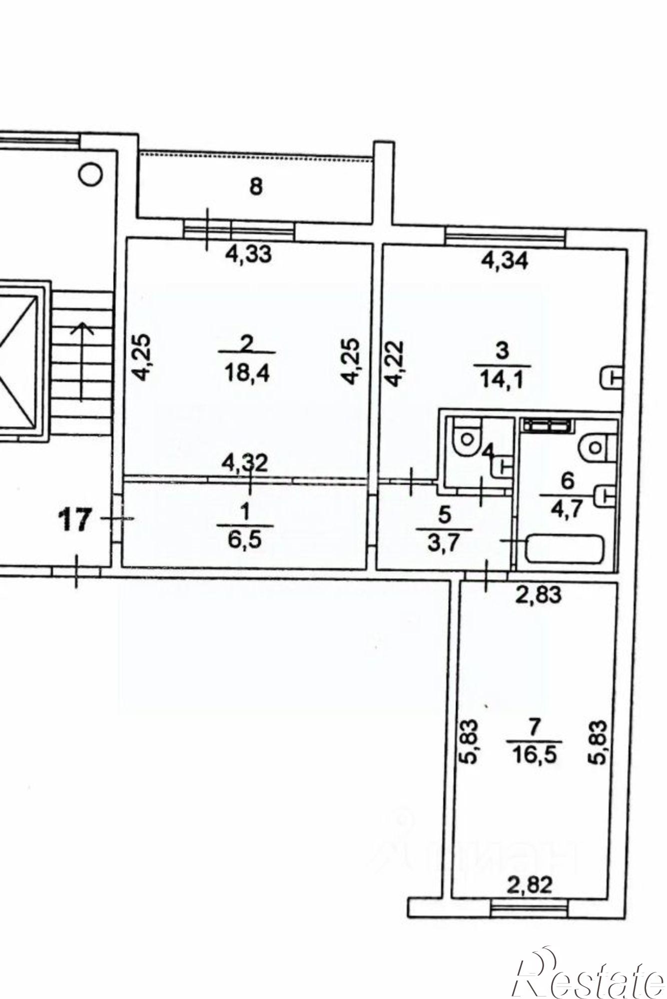 Купить квартиру за 5 900 000 рублей на улица Салавата Юлаева, 32