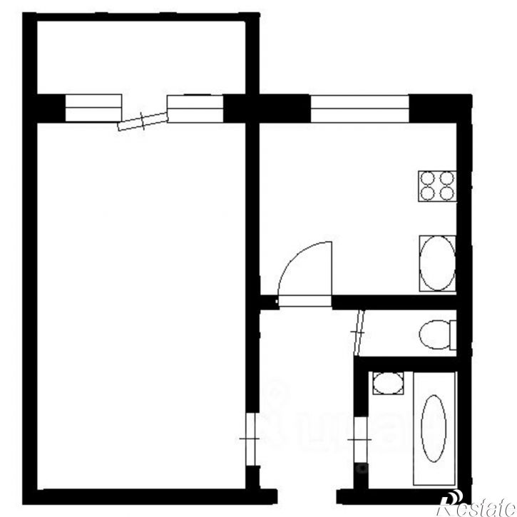 1-комн квартира Комсомольский проспект, 126,  д. 126