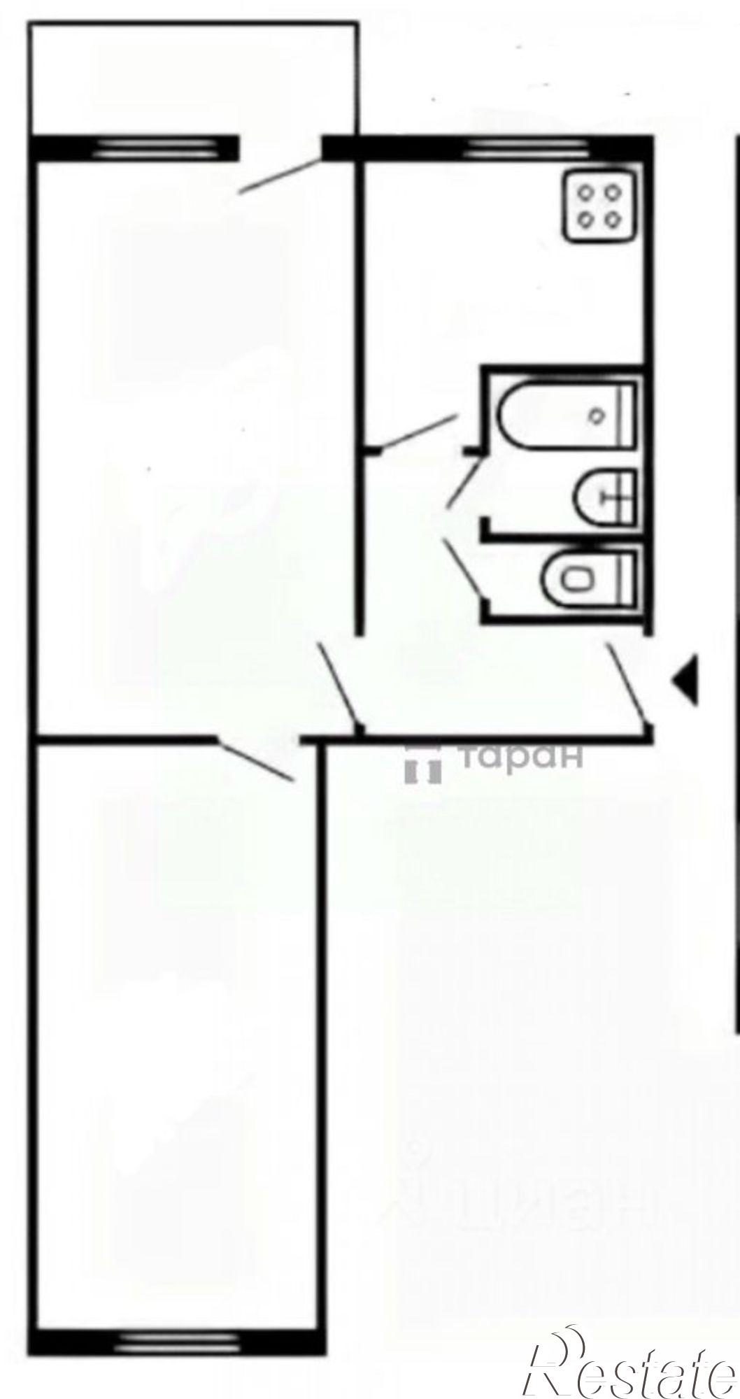 Купить квартиру за 3 599 000 рублей на улица Доватора, 8