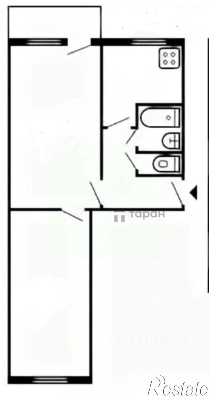 2-комн квартира улица Доватора, 8,  д. 8
