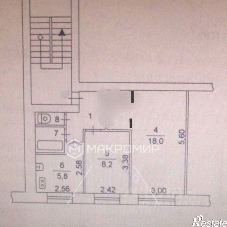 2-комн квартира улица Вагнера, 112А,  д. 112А