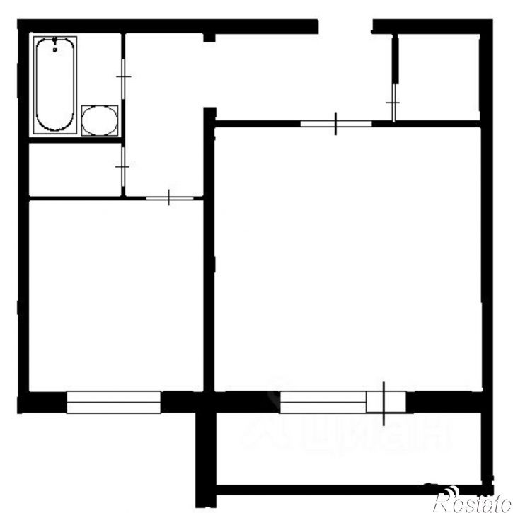 1-комн квартира улица Куйбышева, 7,  д. 7