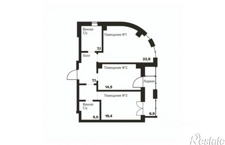 3-комн квартира улица Труда, 157А,  д. 157А