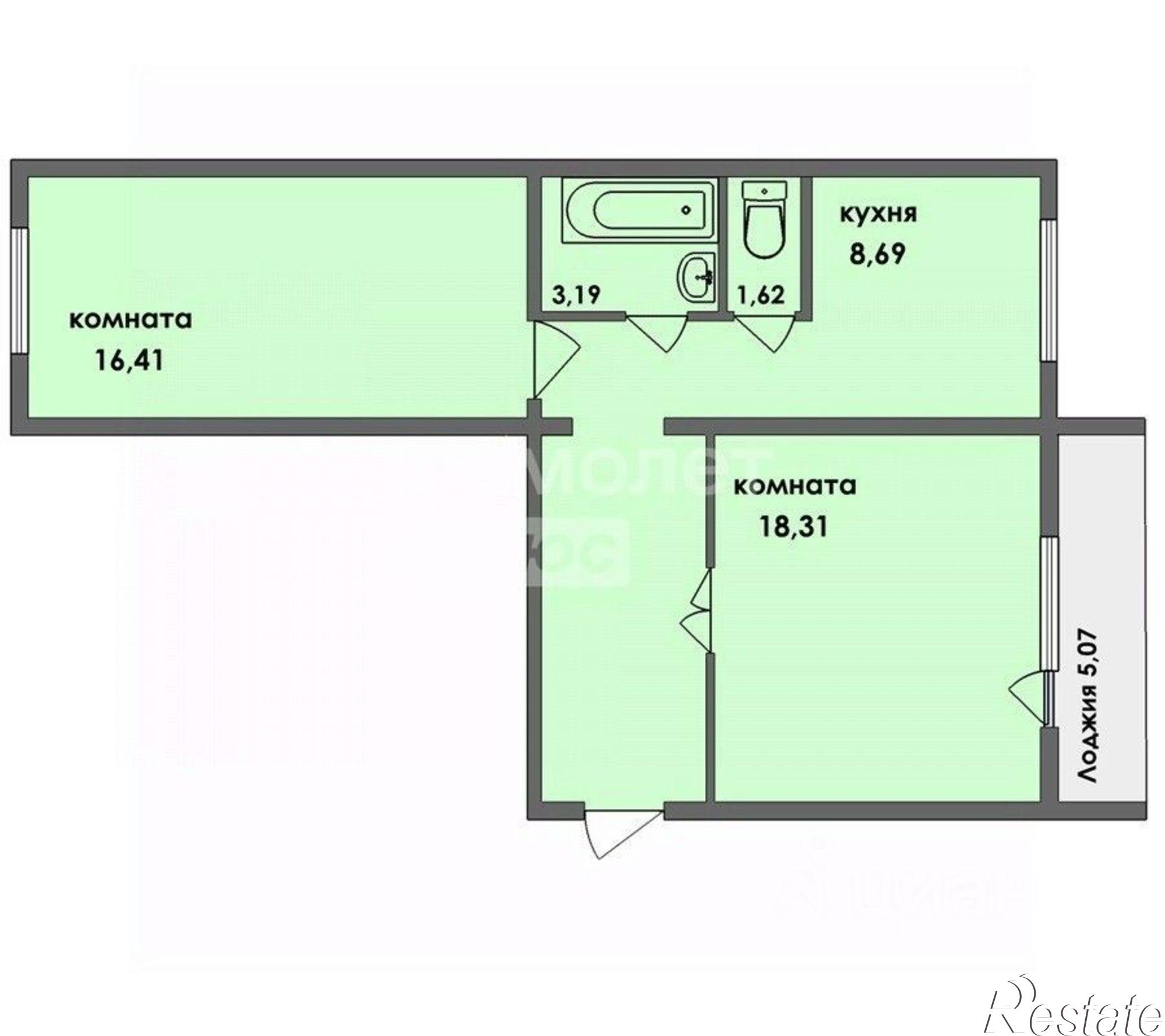 Купить квартиру за 5 500 000 рублей на ул Чайковского, 54