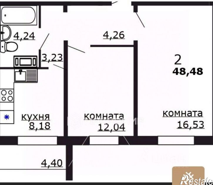 2-комн квартира улица Маршала Чуйкова, 28,  д. 28