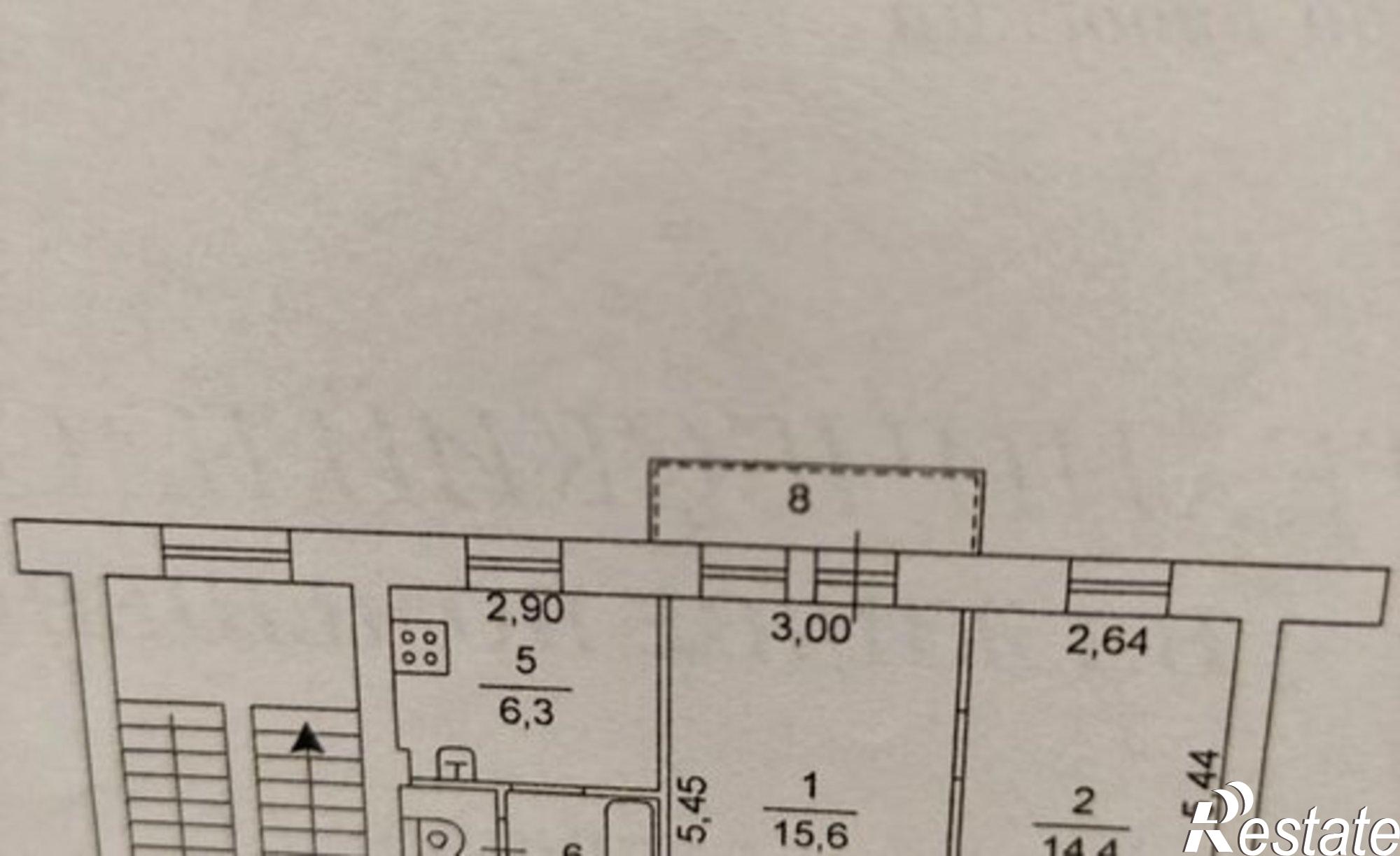 Купить квартиру за 3 400 000 рублей на Салютная улица, 48