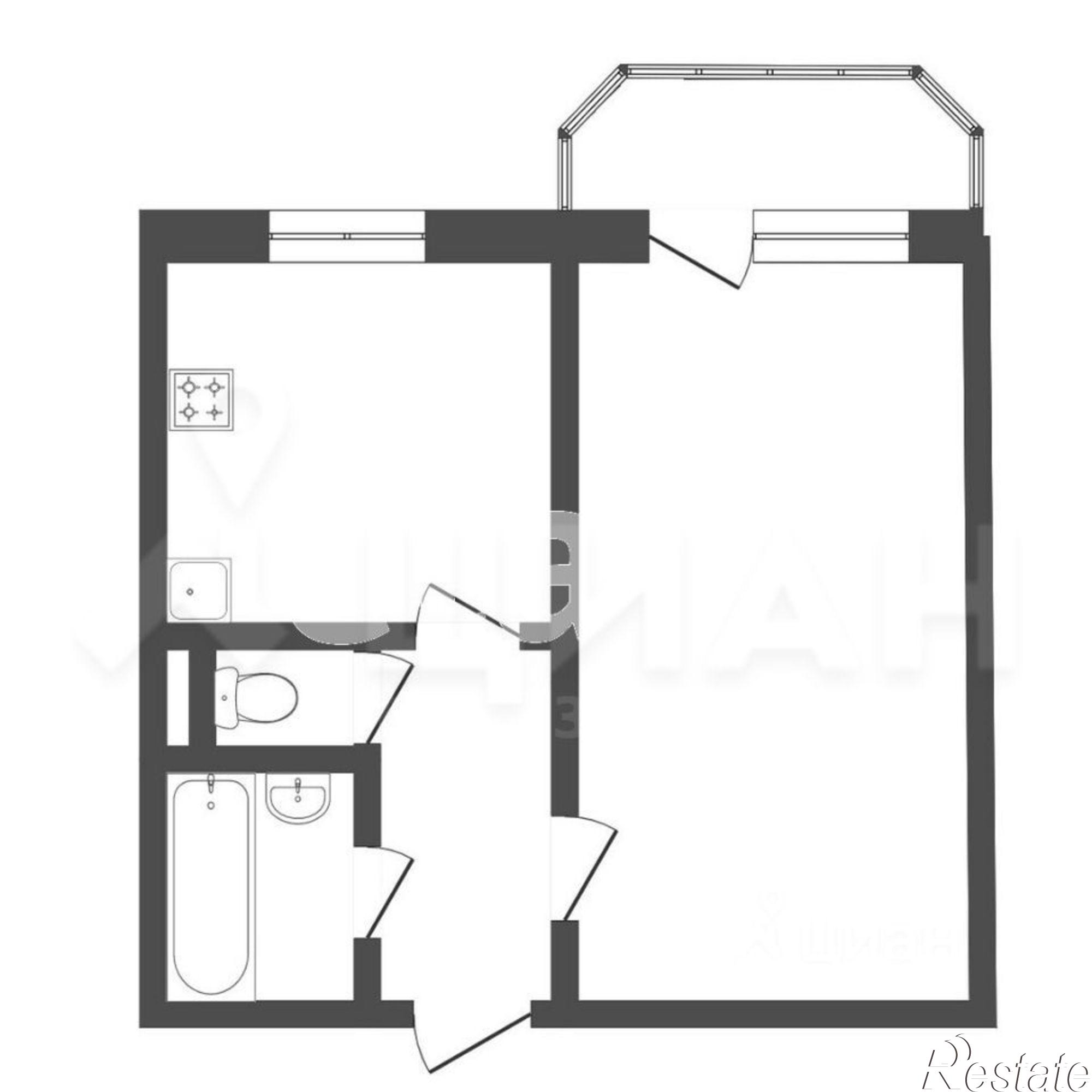 Купить квартиру за 3 500 000 рублей на улица 40-летия Победы, 21А