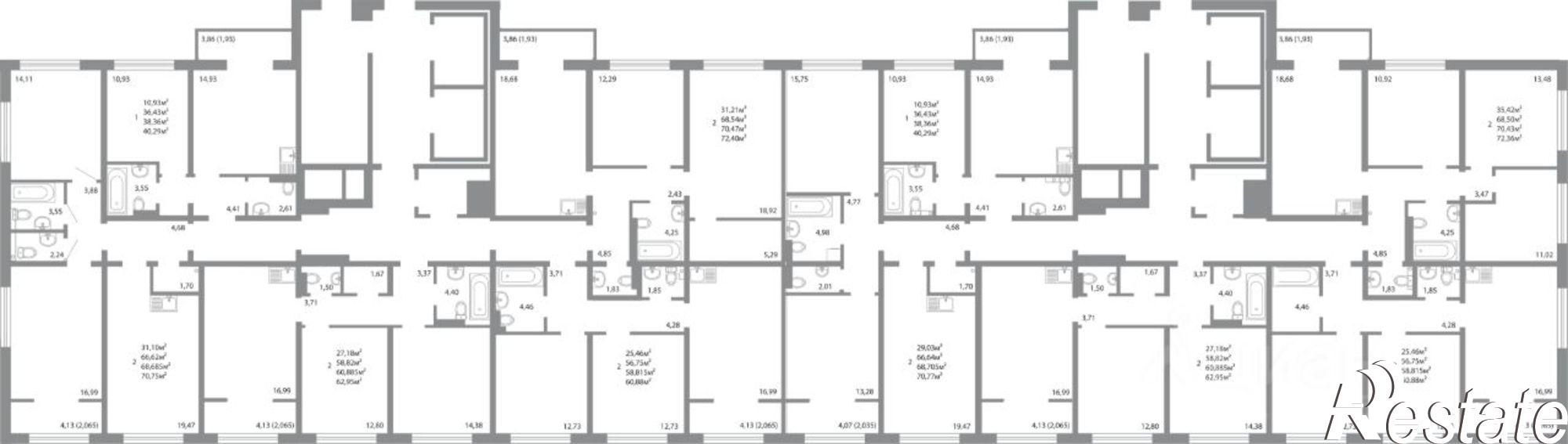 Купить квартиру за 8 885 000 рублей на ЖК Никс Сити на Университетской Набережной