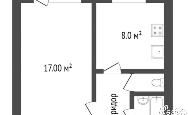 1-комн квартира ул Чичерина, 8,  д. 8