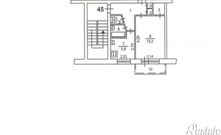 2-комн квартира улица Калинина, 17,  д. 17