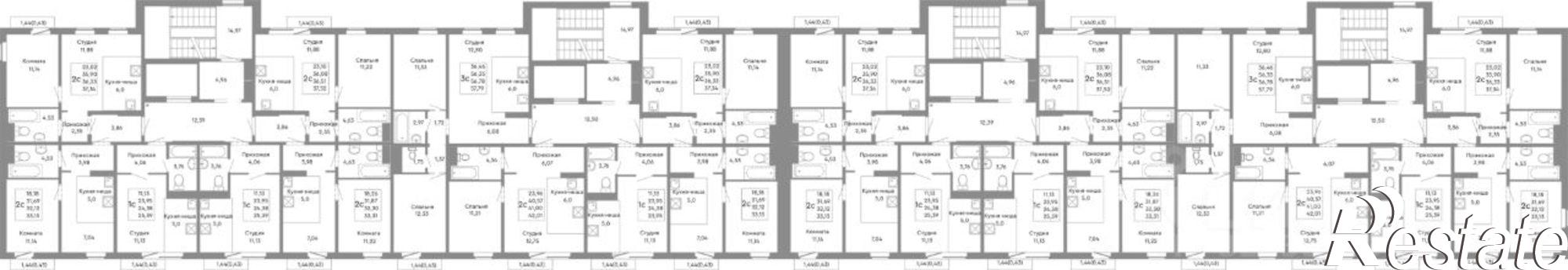 Купить квартиру за 7 494 960 рублей на ул Танкистов, 175