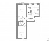 3-комн, 53 кв м, этаж 8/10 2-я Базовая улица, 30