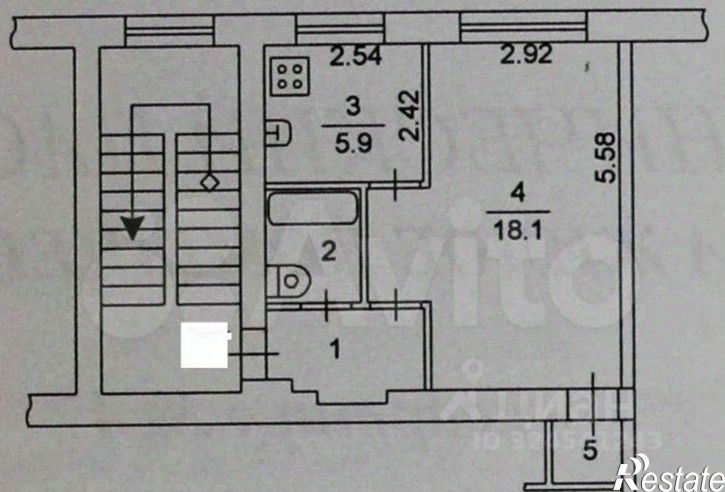 1-комн квартира Челябинск, улица Сталеваров, 14