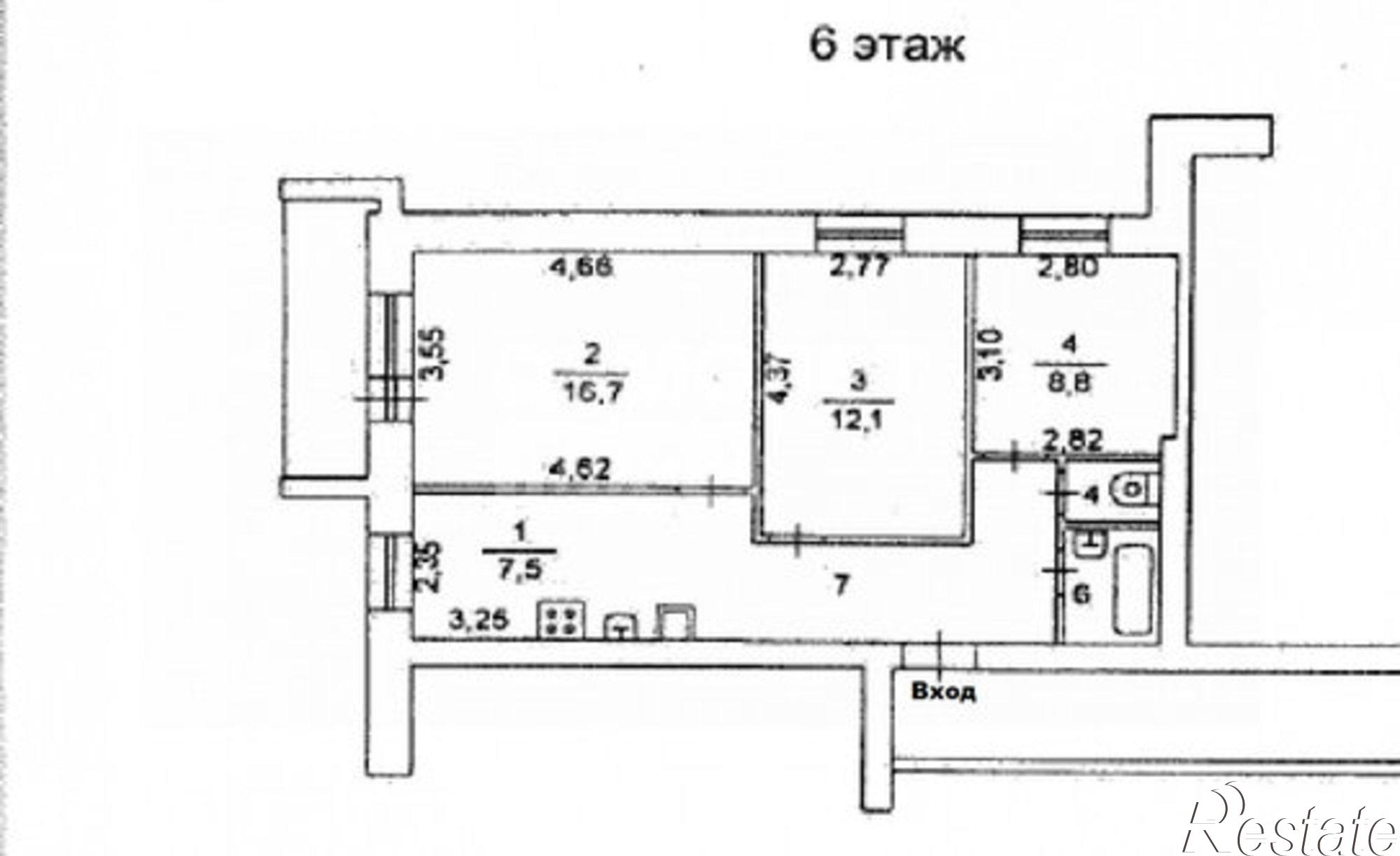 Купить квартиру за 6 800 000 рублей на улица Чайковского, 183