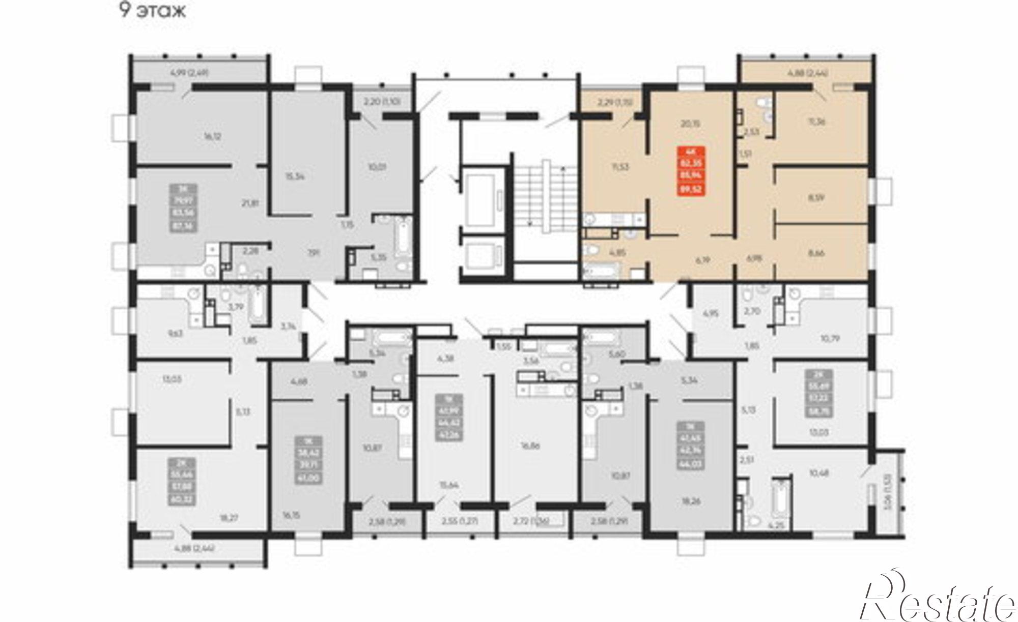 Купить квартиру за 11 660 000 рублей на Отечественная улица, 9