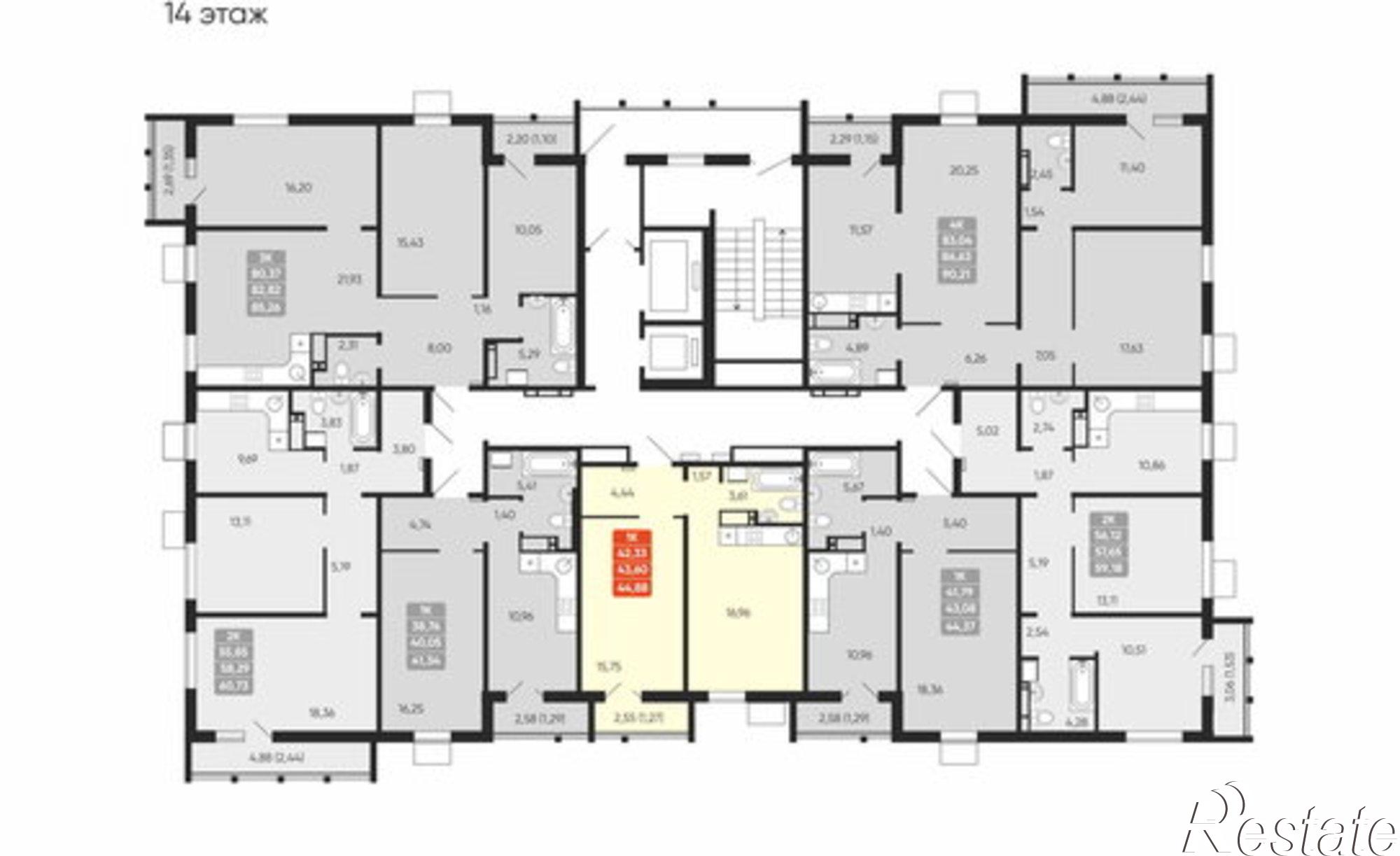 Купить квартиру за 6 540 000 рублей на Отечественная улица, 9