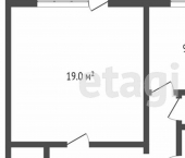 1-комн, 41кв м, этаж 10/10 улица Энгельса, 101А