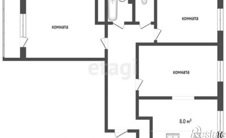3-комн квартира ул Чичерина, 37А,  д. 37А