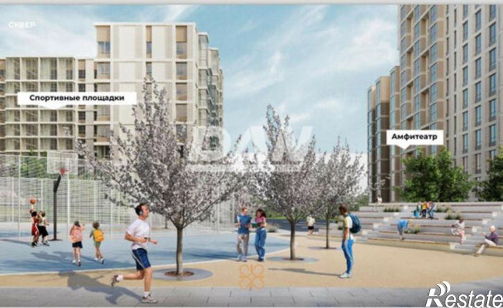 1-комн квартира в новом доме 29-й микрорайон, ЖК Клевер