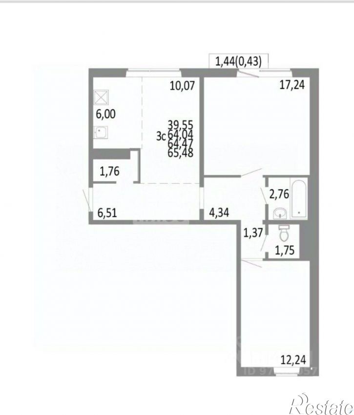 3-комн квартира ул Нефтебазовая, 10,  д. 10