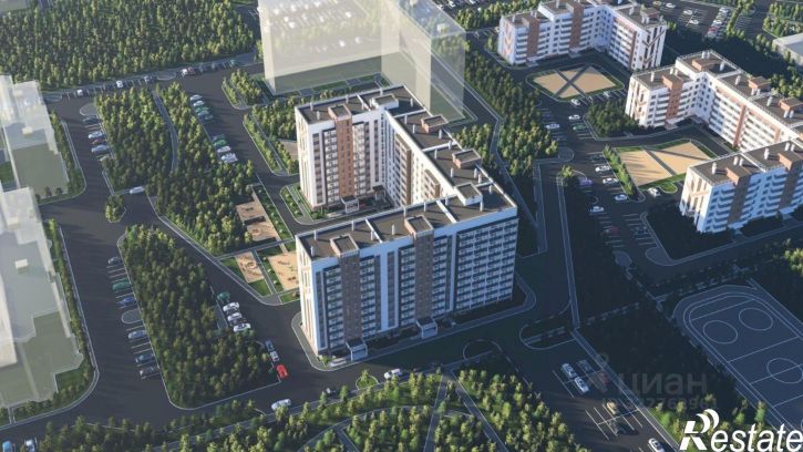 2-комн квартира в новом доме посёлок Западный