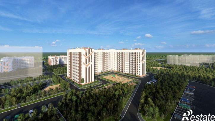 2-комн квартира в новом доме посёлок Западный