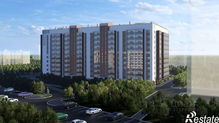 2-комн квартира в новом доме посёлок Западный