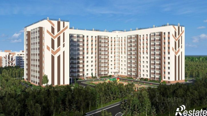 2-комн квартира в новом доме посёлок Западный