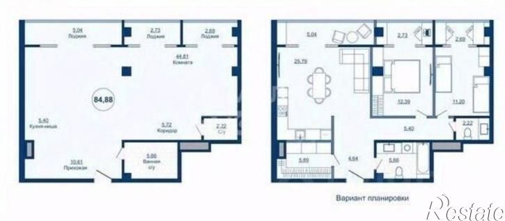 3-комн квартира Челябинск г., Центральный
