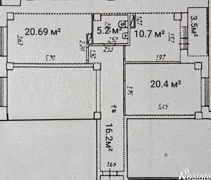 2-комн квартира улица Доватора, 46А,  д. 46А