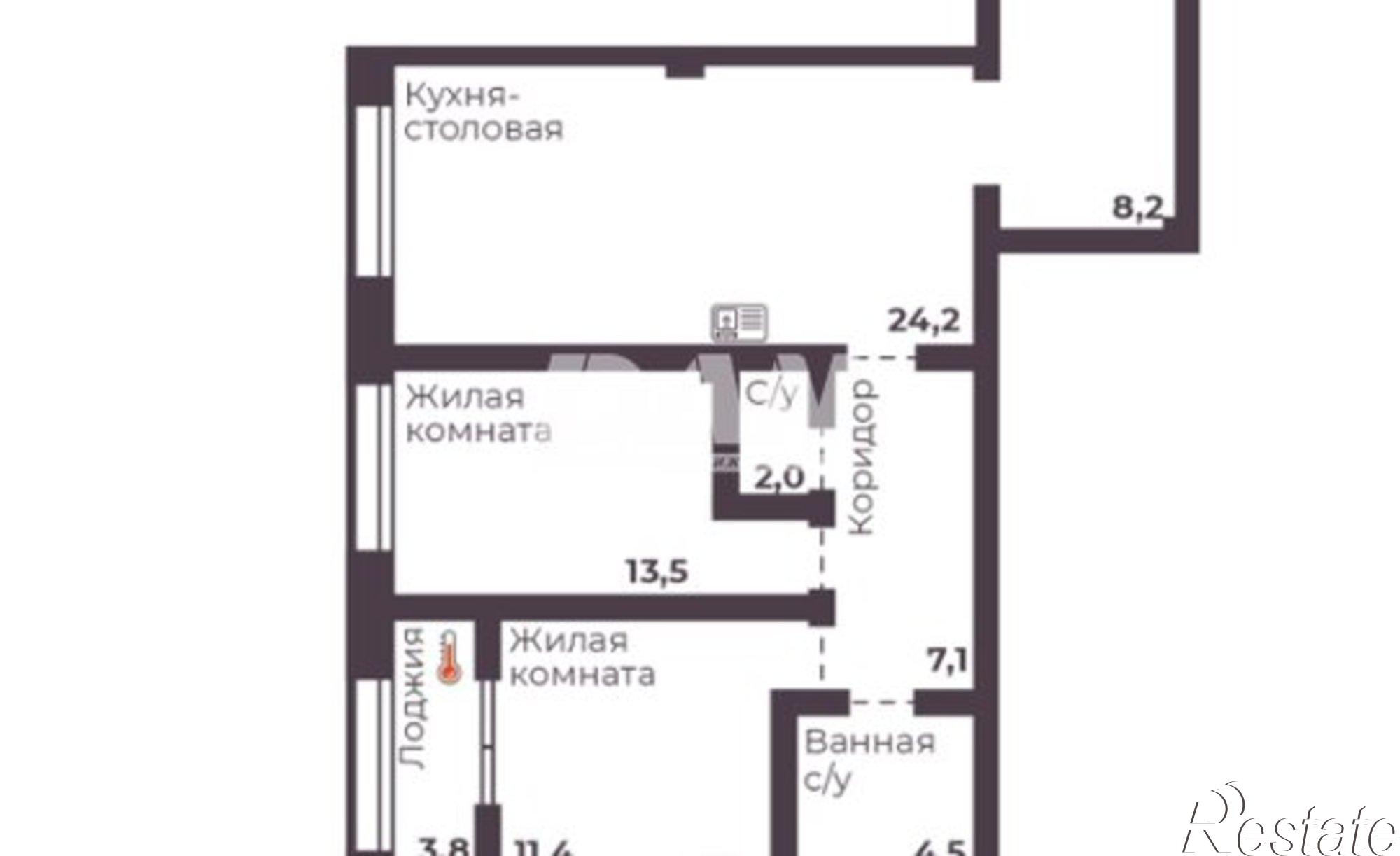 Купить квартиру за 10 199 000 рублей на проспект Ленина, 4E