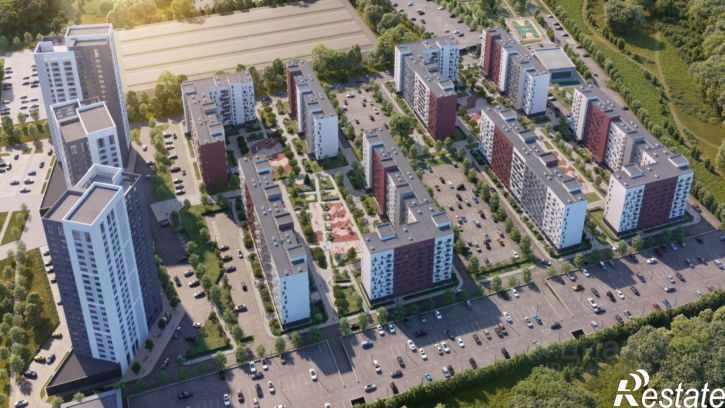 2-комн квартира в новом доме Ярославская улица