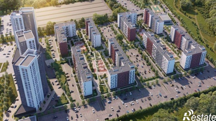 2-комн квартира в новом доме Ярославская улица