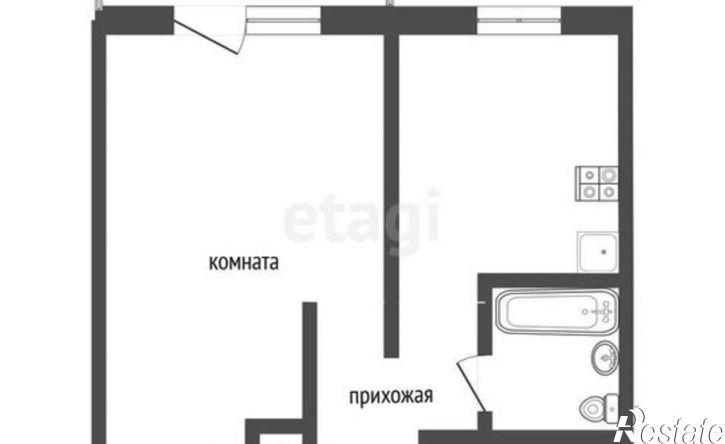 1-комн квартира ул 50-летия ВЛКСМ, 49,  д. 49