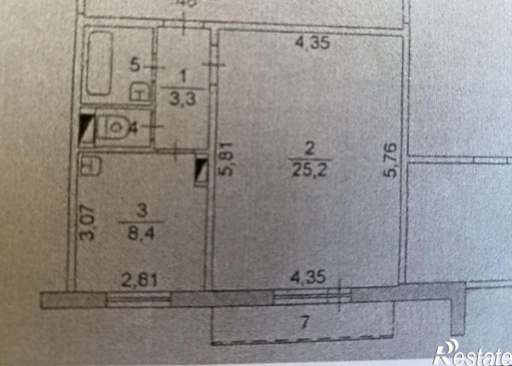 1-комн квартира пр-кт Победы, 155А,  д. 155А