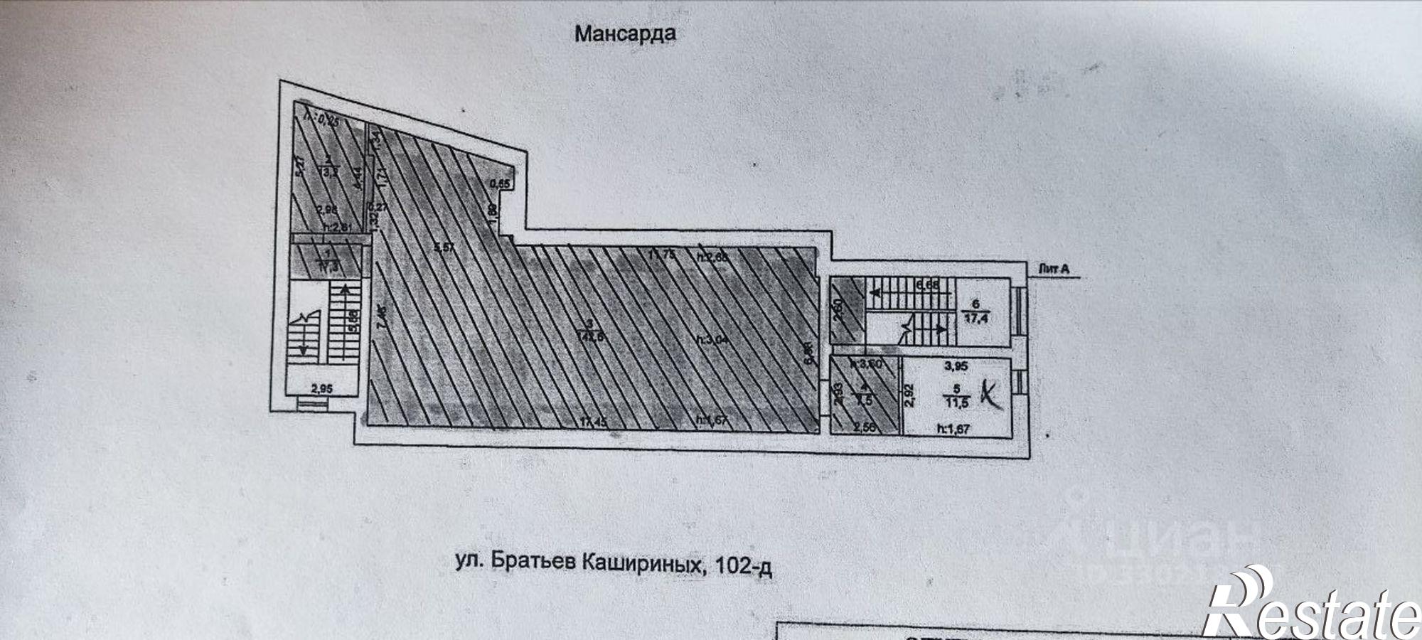 Купить ОСЗ, отдельно стоящее здание за 72 000 700 рублей на ул Братьев Кашириных, 102Д