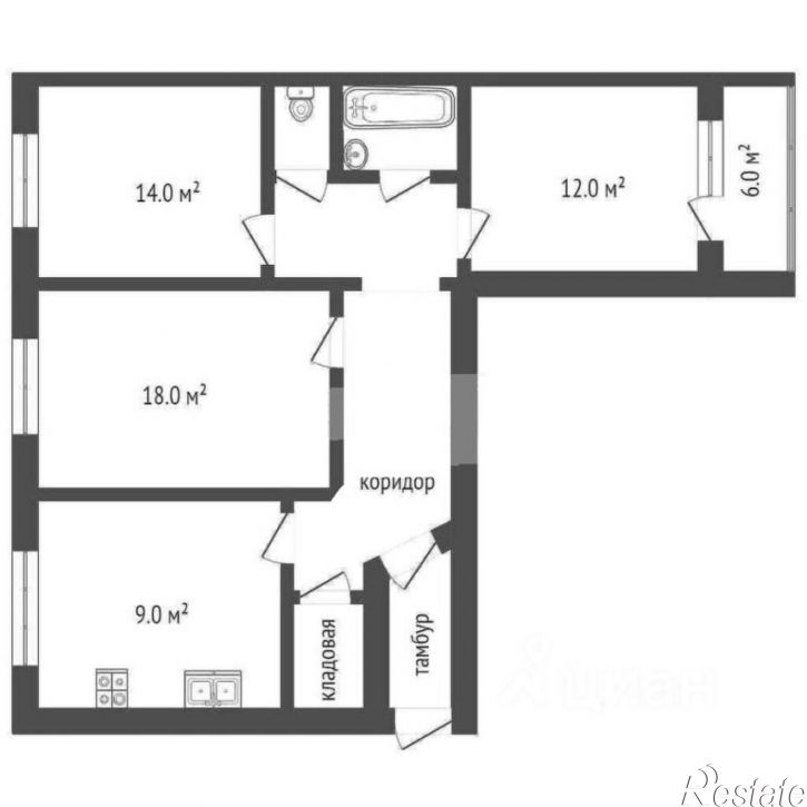 3-комн квартира Пекинская улица, 10,  д. 10