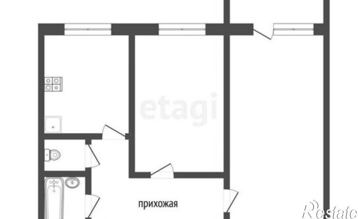 2-комн квартира улица Воровского, 21,  д. 21