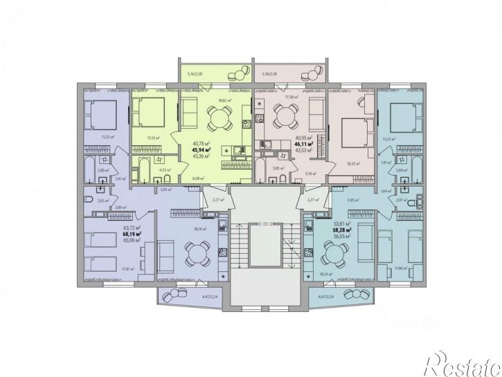 2-комн квартира в новом доме ул Дружбы, 10,  д. 10