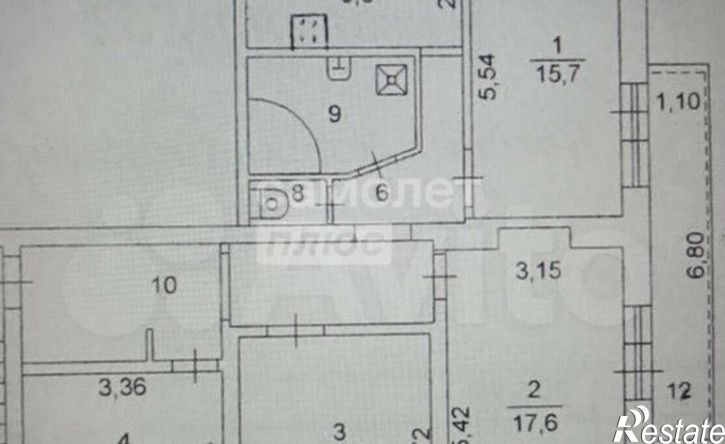4-комн квартира улица Богдана Хмельницкого, 31,  д. 31