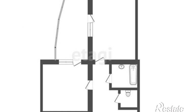 1-комн квартира ул Тухачевского, 14,  д. 14
