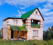 коттедж 83.6 кв м Дербишевское сельское поселение, СНТ Луч, ул. 8, дом 126