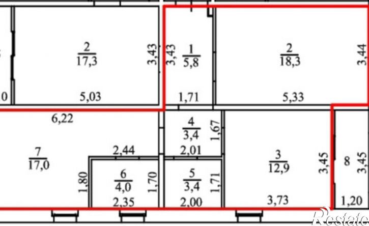 2-комн квартира пр-кт Ленина, 4Г,  д. 4Г